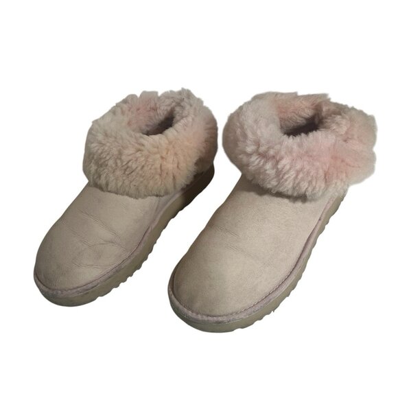 UGG Women’s Mini Bailey Button Pink Boot Size 9 - Picture 13 of 13